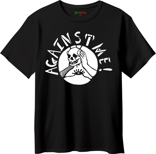 T-shirt Against Me! imprimé, coton 100 % — MAROCK Shirts