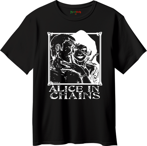 T-shirt Alice in Chains imprimé, coton 100 % — MAROCK Shirts