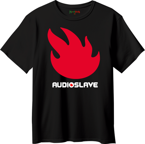 T-shirt Audioslave imprimé, coton 100 % — MAROCK Shirts