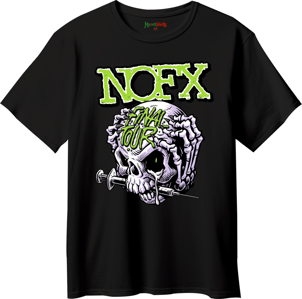 T-shirt NOFX imprimé, coton 100 % — MAROCK Shirts