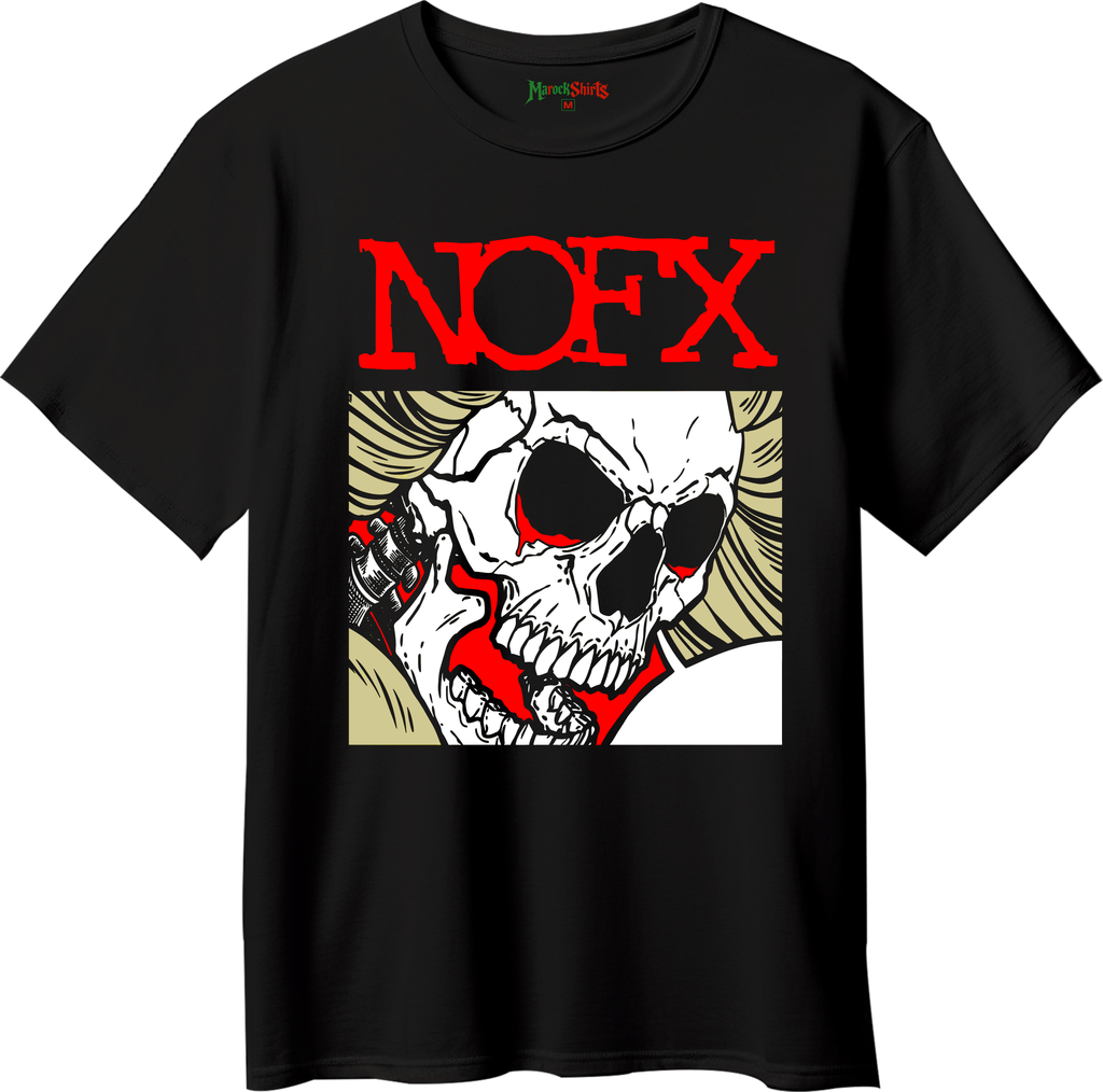 T-shirt NOFX imprimé, coton 100 % — MAROCK Shirts